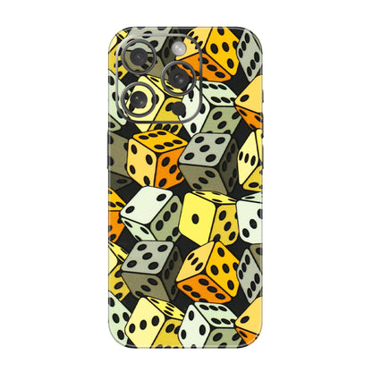 Apple iPhone Skins (All Models) - Dices Of Life - 3D Embossed Finish (L-04) iPhone 15 Pro