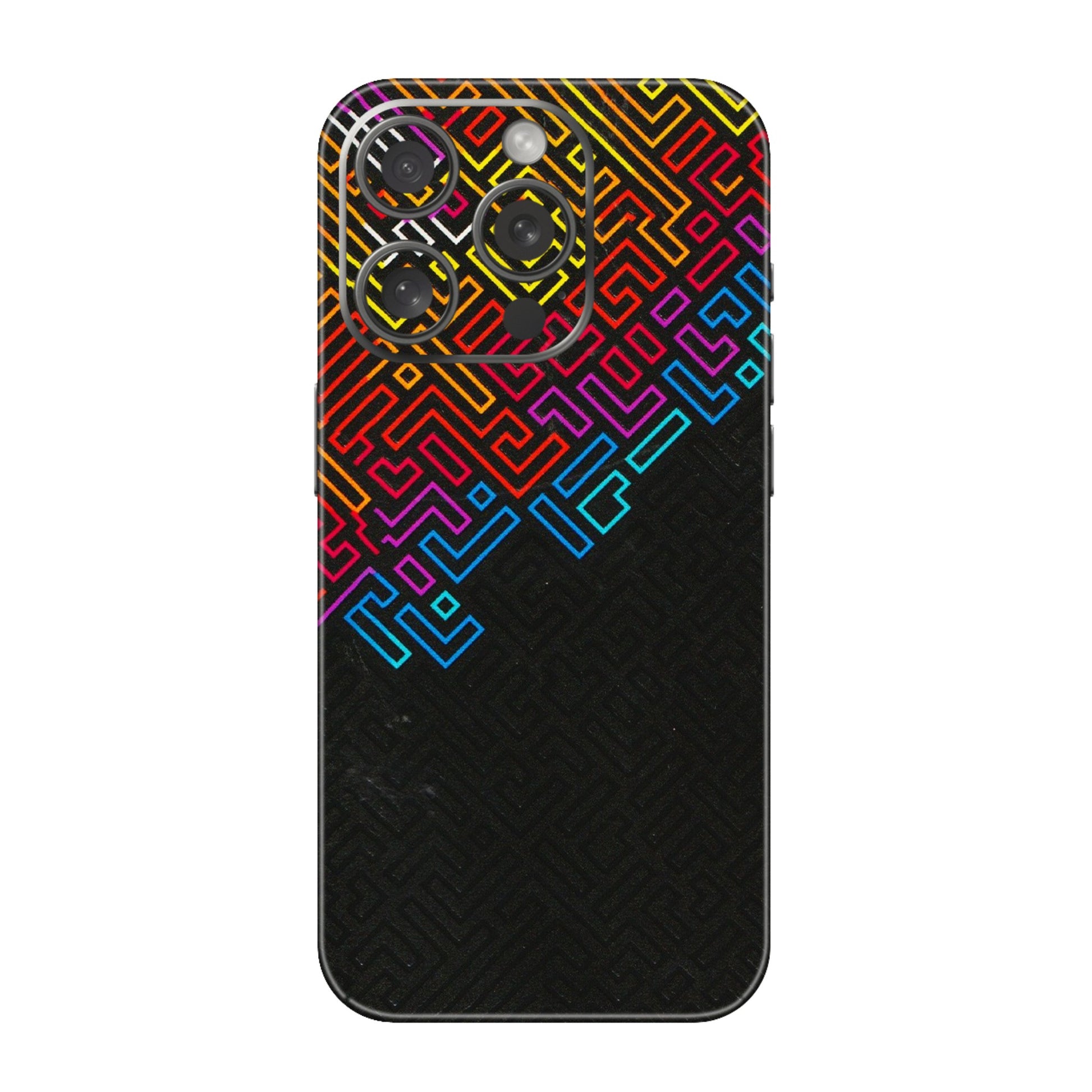 Apple iPhone Skins (All Models) - Dotme Pattern Art - 3D Embossed Finish (L-121) iPhone 15 Pro