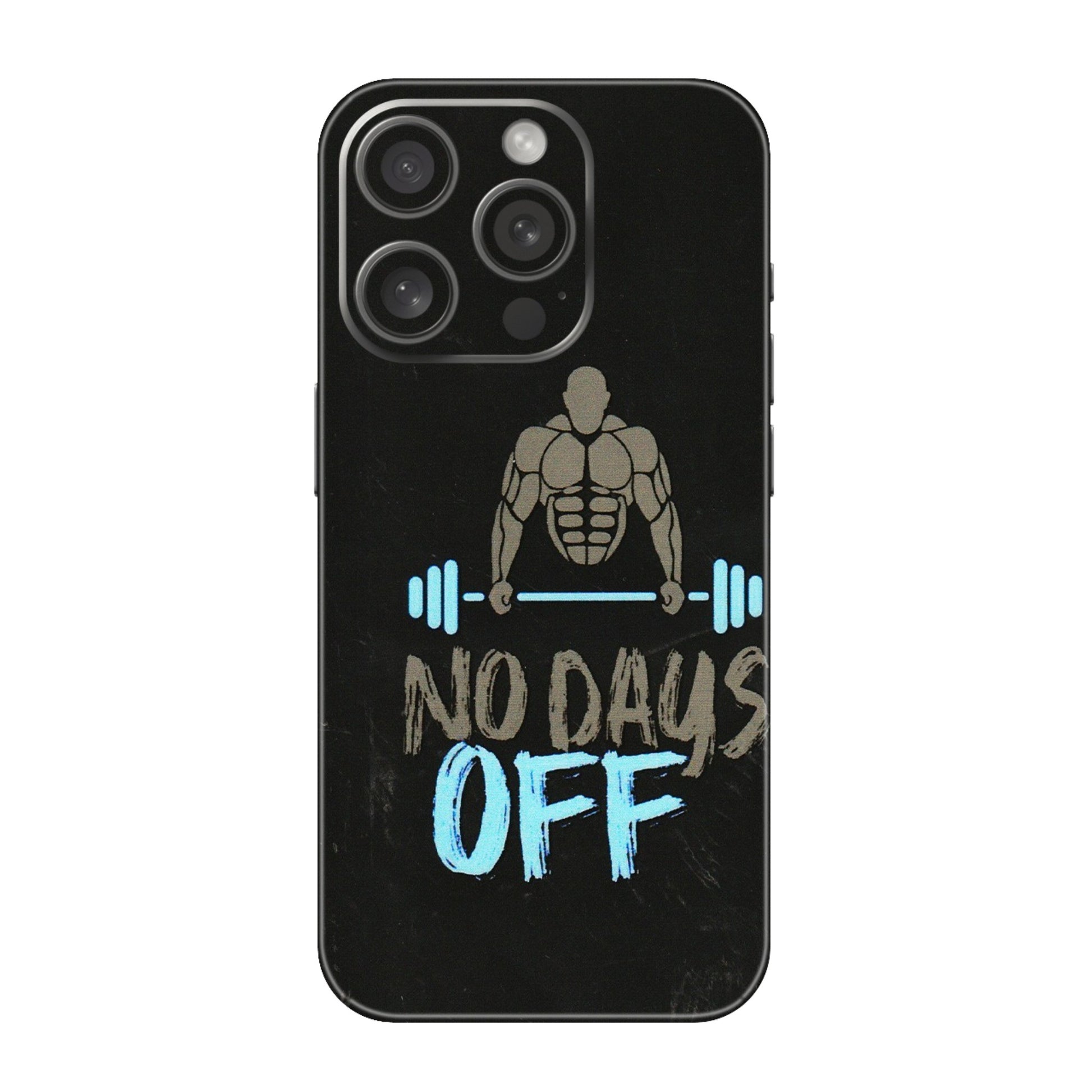 Apple iPhone Skins (All Models) - Gym Lover - 3D Embossed Finish (L-127) iPhone 15 Pro