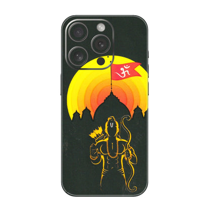 Apple iPhone Skins (All Models) - Lord Ram - 3D Embossed Finish (L-132) iPhone 15 Pro