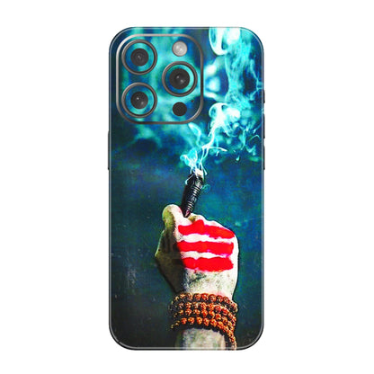 Apple iPhone Skins (All Models) - Mahadev Bhakt - 3D Embossed Finish (L-146) iPhone 15 Pro