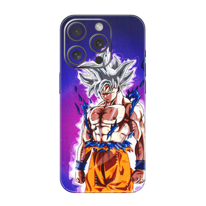 Apple iPhone Skins (All Models) - Goku Purple Anime - 3D Embossed Finish (L-147) iPhone 15 Pro