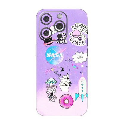 Apple iPhone Skins (All Models) - I Need My Nasa   Skin - 3D Embossed Finish (L-149) iPhone 15 Pro