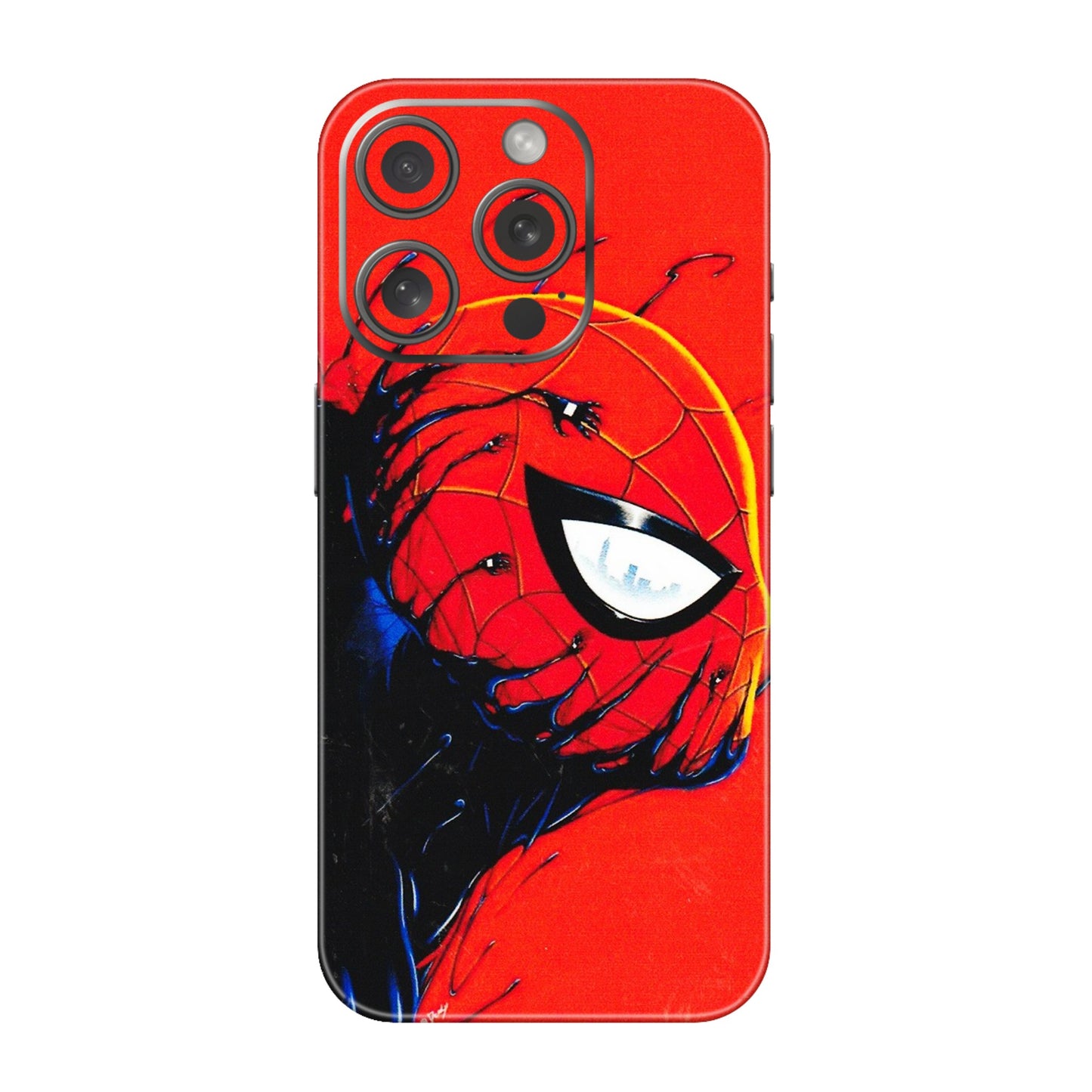 Apple iPhone Skins (All Models) - Spiderman Face Venom - 3D Embossed Finish (L-165) iPhone 15 Pro