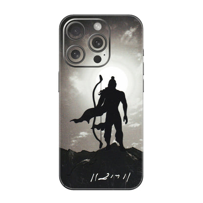 Apple iPhone Skins (All Models) - Jai Siya Ram - 3D Embossed Finish (L-200) iPhone 15 Pro
