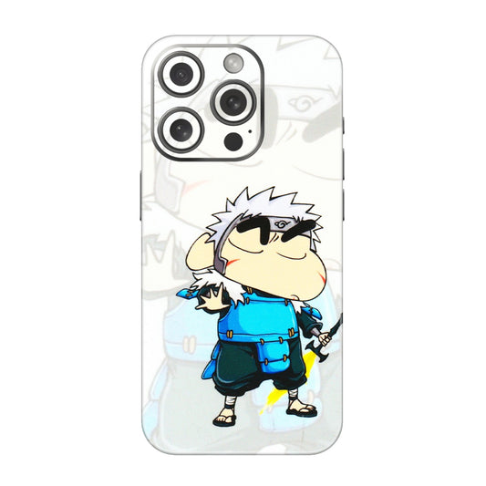 Apple iPhone Skins (All Models) - Angry Young Shinchan - 3D Embossed Finish (L-226) iPhone 15 Pro