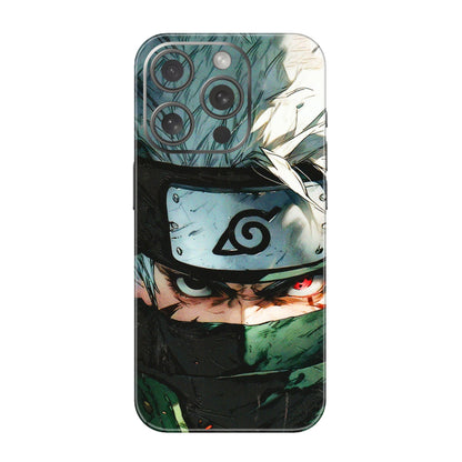 Apple iPhone Skins (All Models) - Kakashi Red Eye Focus - 3D Embossed Finish (L-227) iPhone 15 Pro