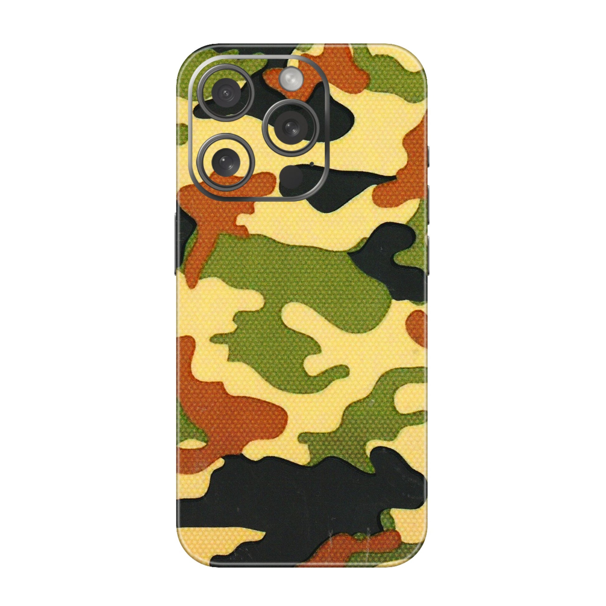 Apple iPhone Skins (All Models) - Indian Military - 3D Embossed Finish (L-234) iPhone 15 Pro