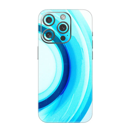 Apple iPhone Skins (All Models) - The Blue Curve - 3D Embossed Finish (L-244) iPhone 15 Pro