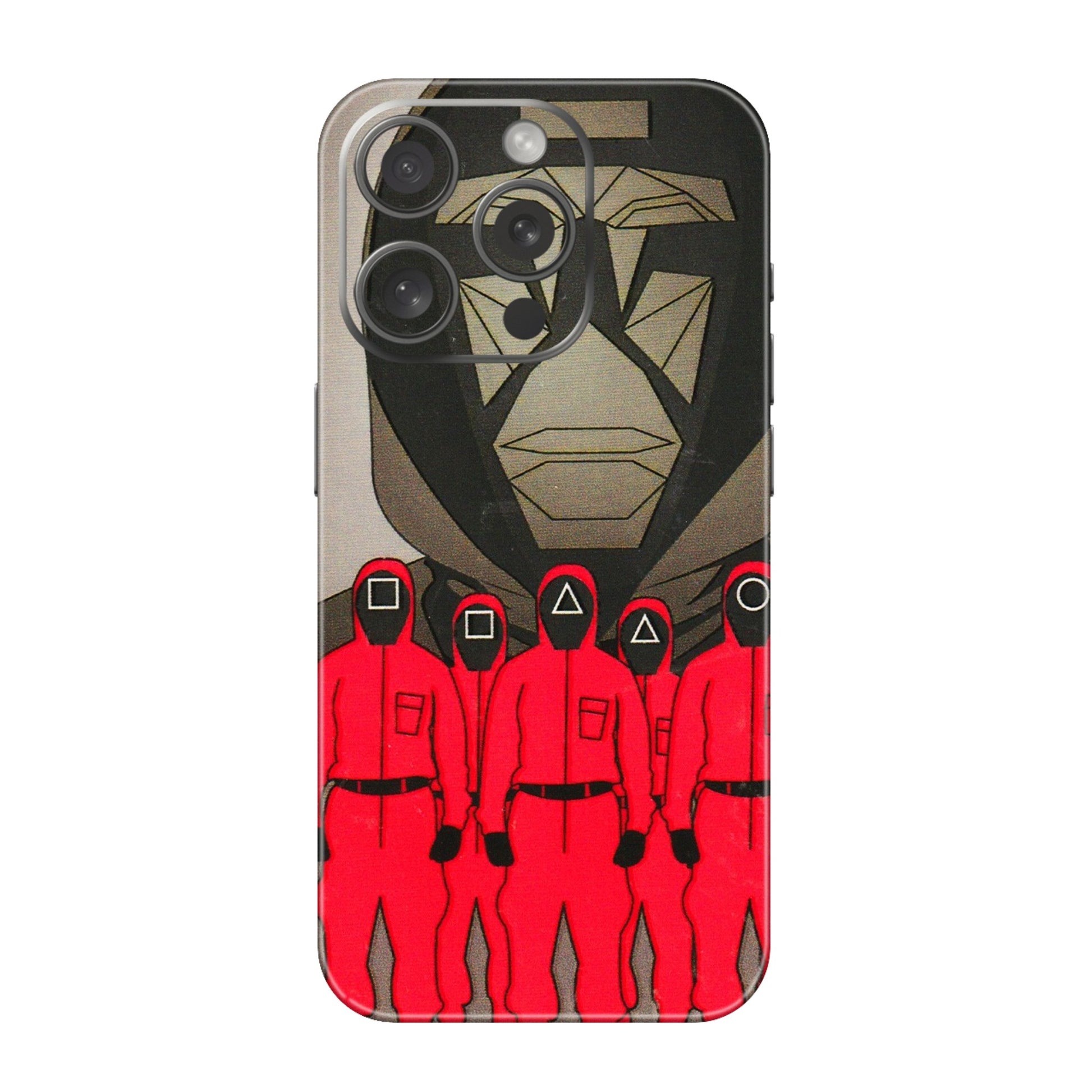 Apple iPhone Skins (All Models) - Squid Game Hero - 3D Embossed Finish (L-245) iPhone 15 Pro