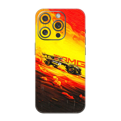 Apple iPhone Skins (All Models) - AMG Car Speed Cover - 3D Embossed Finish (L-256) iPhone 15 Pro