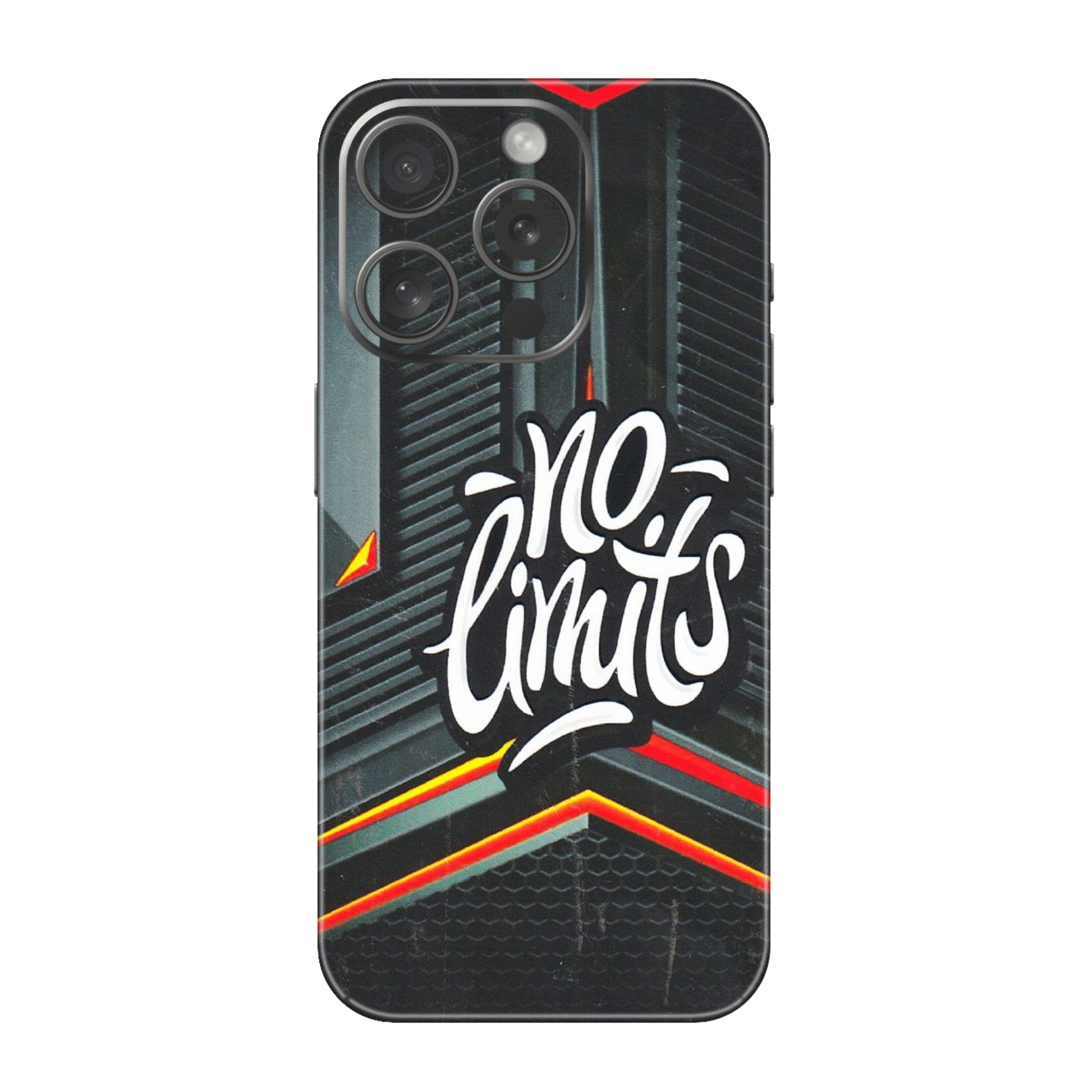 Apple iPhone Skins (All Models) - No Limits - 3D Embossed Finish (L-286) iPhone 15 Pro