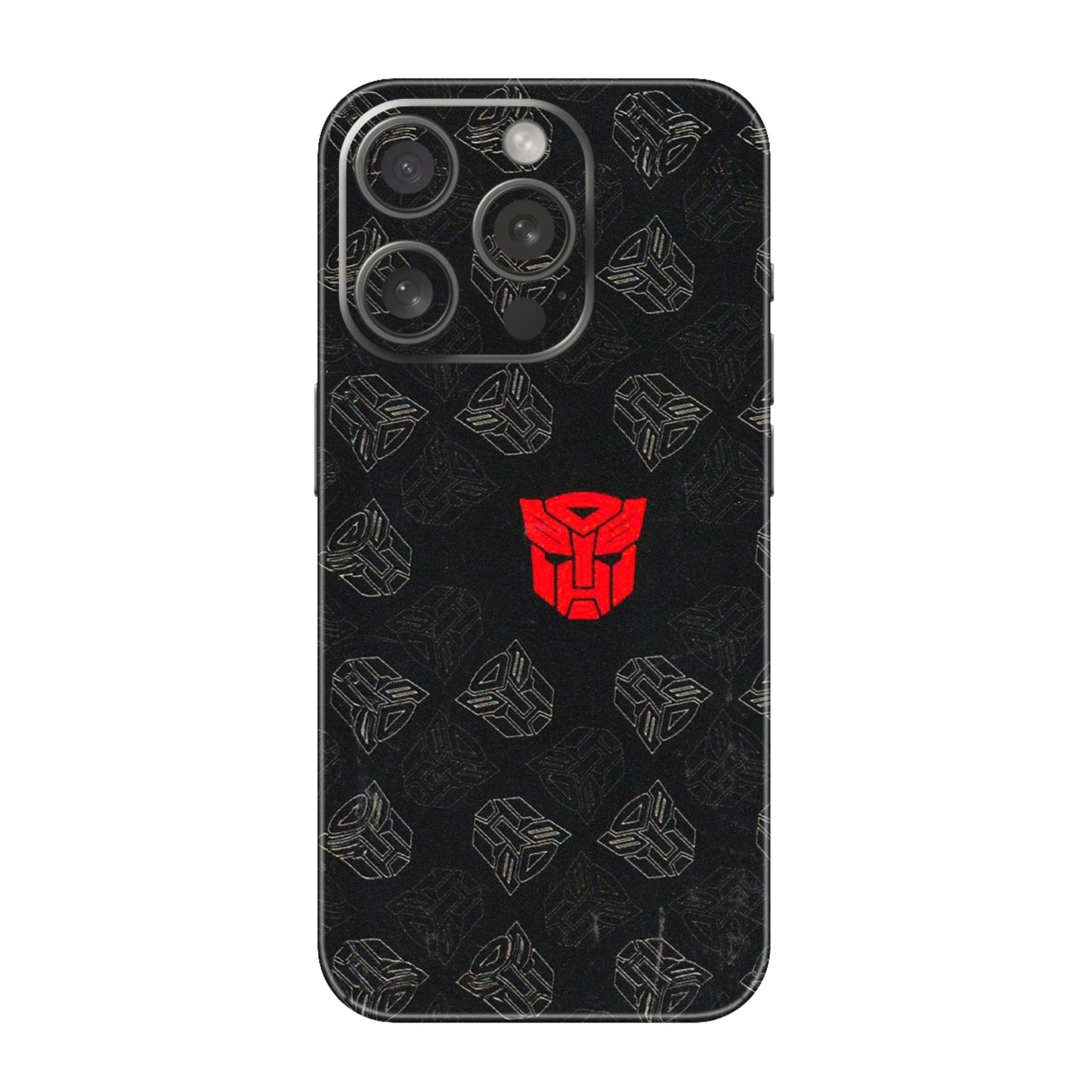Apple iPhone Skins (All Models) - Transformers Devastation - 3D Embossed Finish (L-301) iPhone 15 Pro