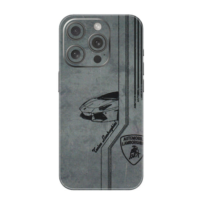 Apple iPhone Skins (All Models) - New Lamborgini Aventador - 3D Embossed Finish (L-321) iPhone 15 Pro