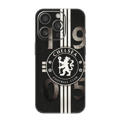 Apple iPhone Skins (All Models) - Chelsea Fan Club - 3D Embossed Finish (L-36) iPhone 15 Pro