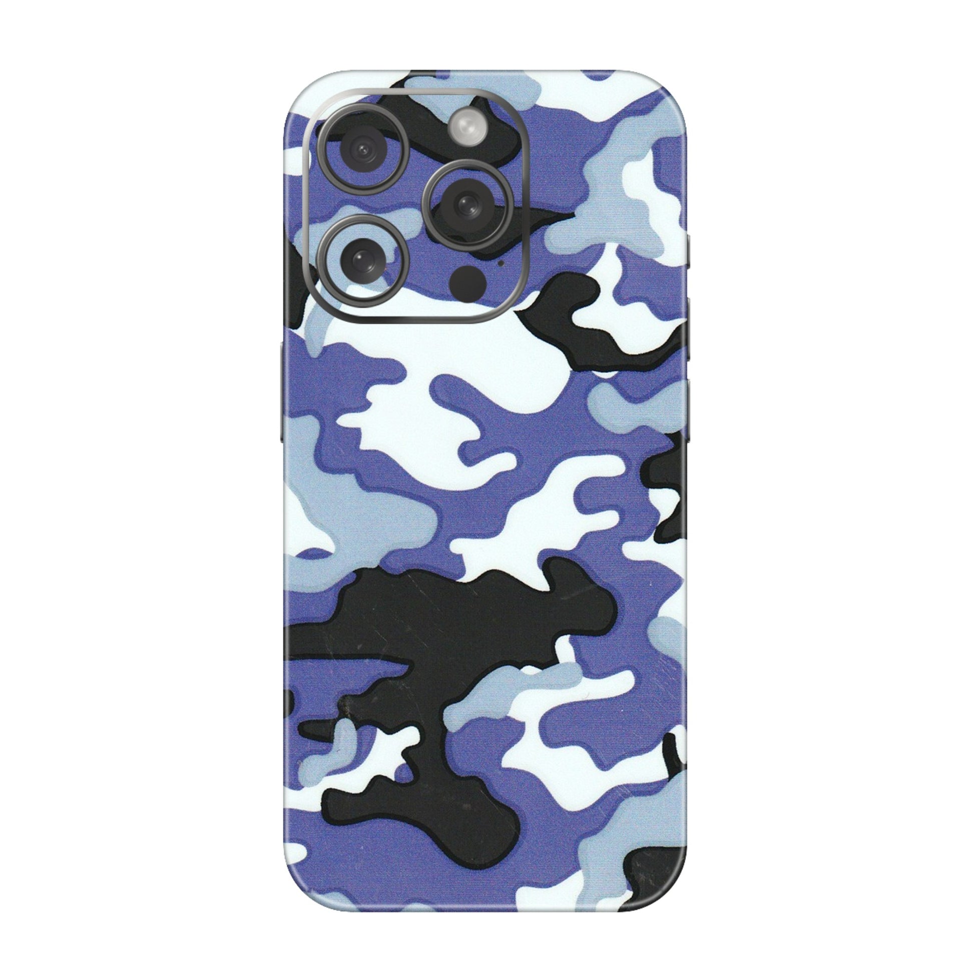 Apple iPhone Skins (All Models) - Powerfull Military Camoflauge - 3D Embossed Finish (L-49) iPhone 15 Pro