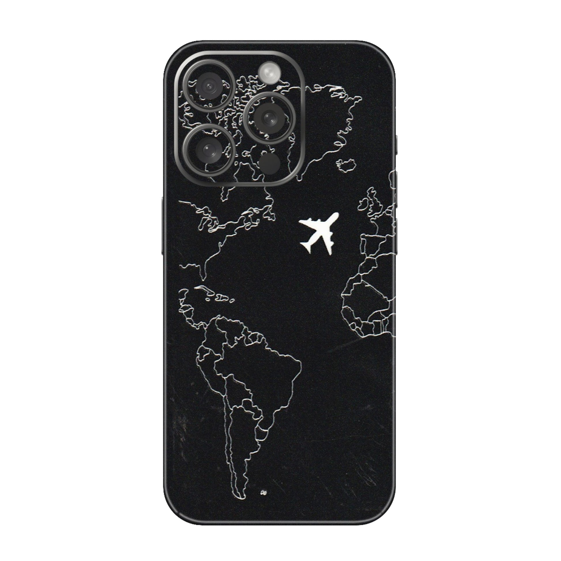 Apple iPhone Skins (All Models) - Never Ending Travel - 3D Embossed Finish (L-79) iPhone 15 Pro