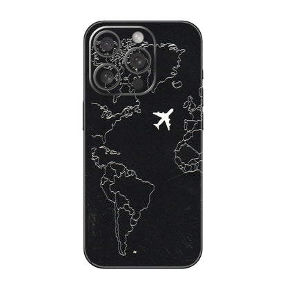 Apple iPhone Skins (All Models) - Never Ending Travel - 3D Embossed Finish (L-79) iPhone 15 Pro