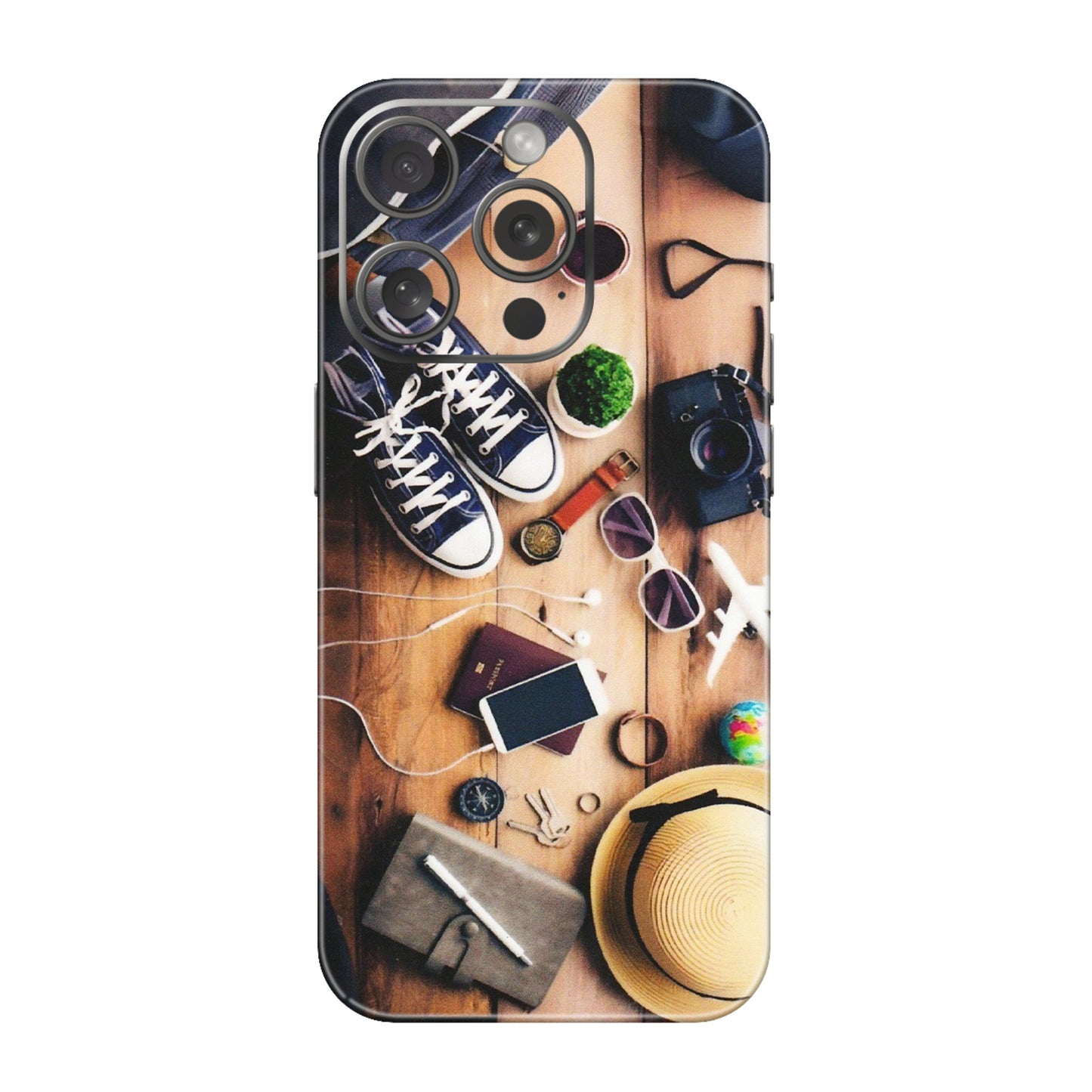 Apple iPhone Skins (All Models) - Travel Wanderlust - Matte Finish (M-133) iPhone 15 Pro