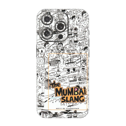 Apple iPhone Skins (All Models) - The Mumbai Slang - Matte Finish (M-142) iPhone 15 Pro