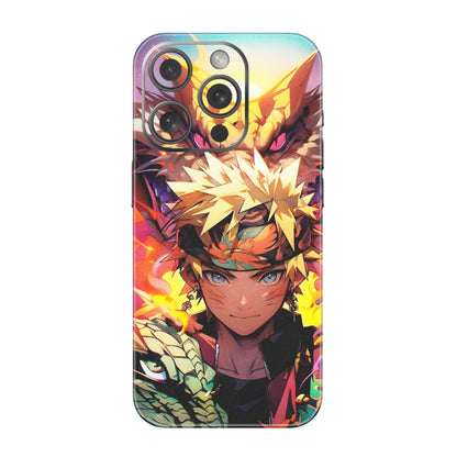 Apple iPhone Skins (All Models) - Angry Naruto Anime - Matte Finish (M-148) iPhone 15 Pro