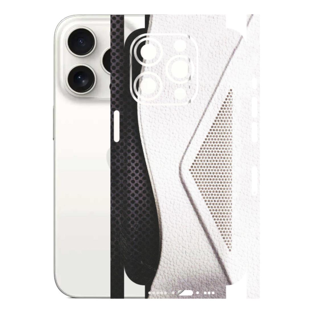 Apple iPhone Skins (All Models) - Black And White Iconic Convoy - Matte Finish (M-149) iPhone 15 Pro
