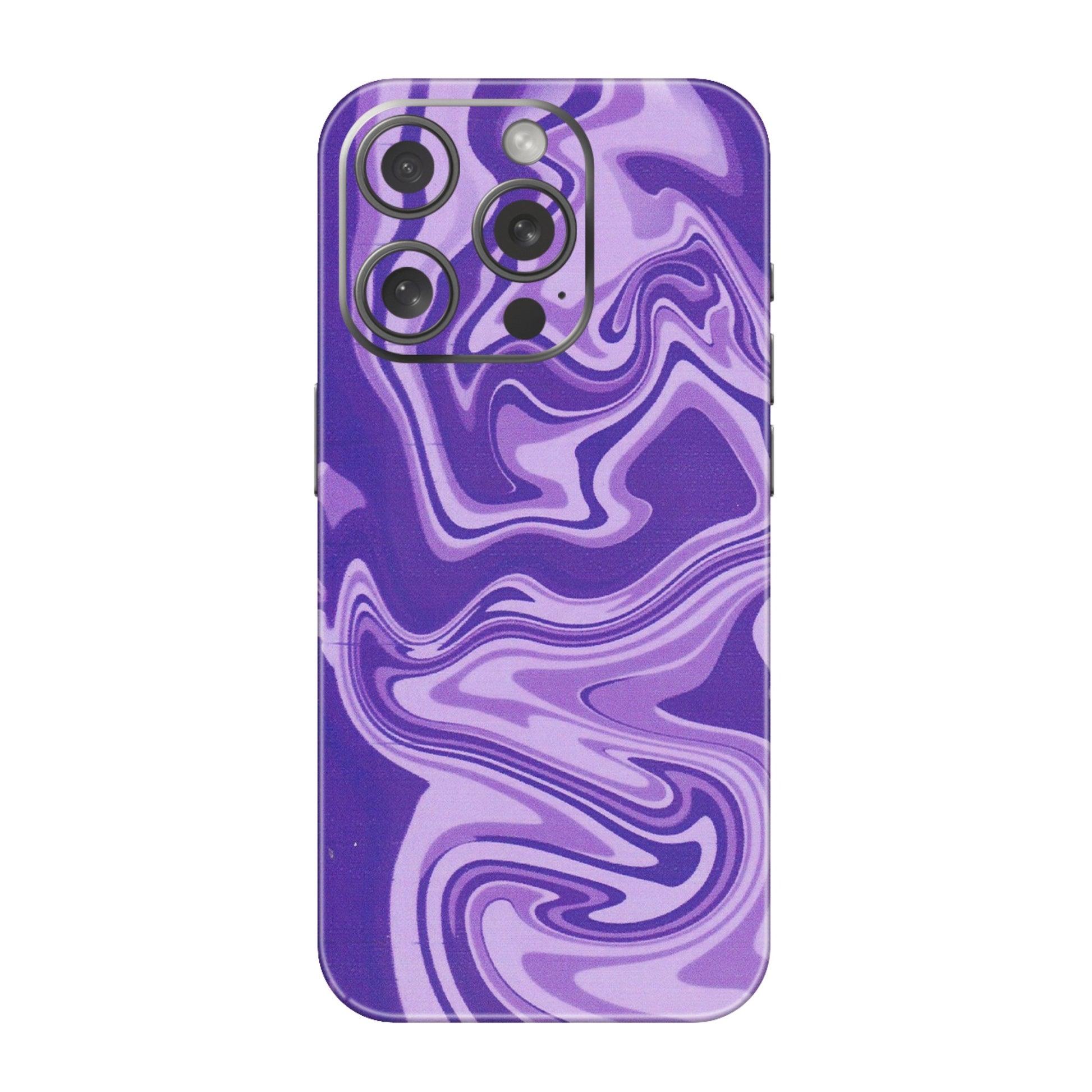Apple iPhone Skins (All Models) - Hazy Purple Nights - Matte Finish (M-14) iPhone 15 Pro