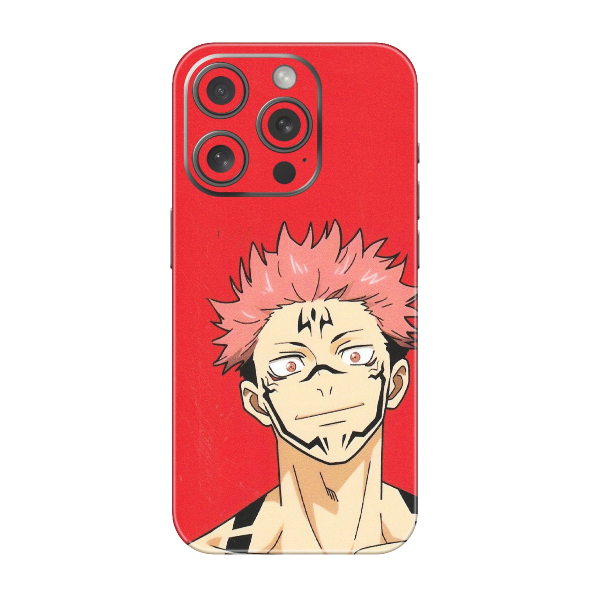Apple iPhone Skins (All Models) - Ryomen Sukuna Fun Anime - Matte Finish (M-153) iPhone 15 Pro