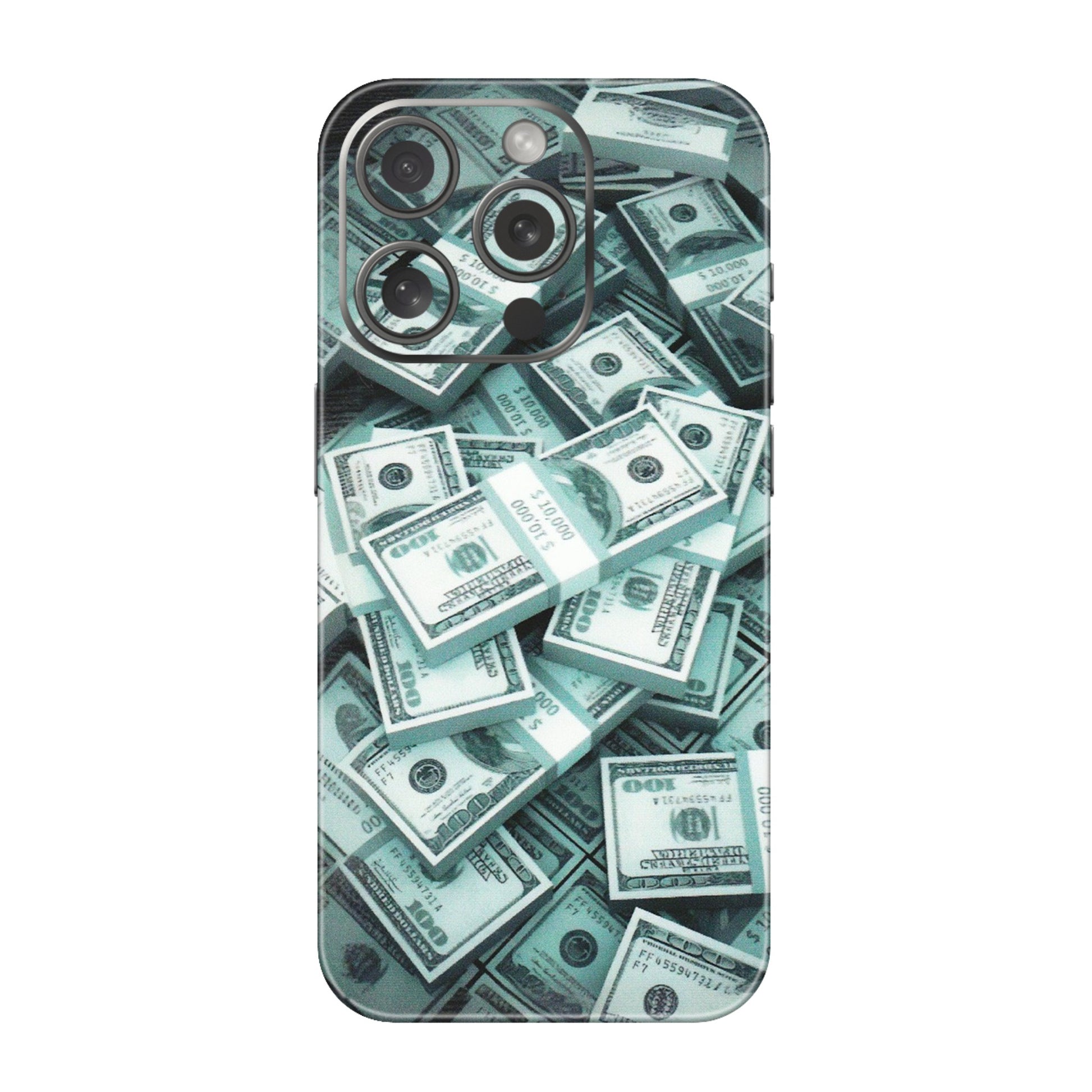 Apple iPhone Skins (All Models) - Hundred Dollar Bill - Matte Finish (M-162) iPhone 15 Pro