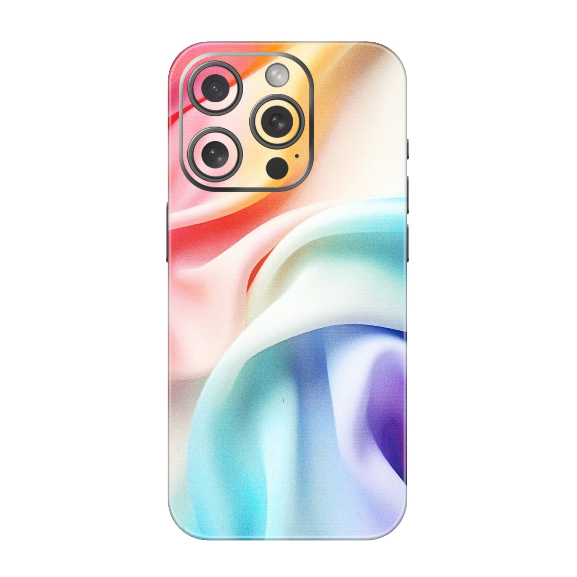 Apple iPhone Skins (All Models) - Colourful Silk Cloth - Matte Finish (M-165) iPhone 15 Pro