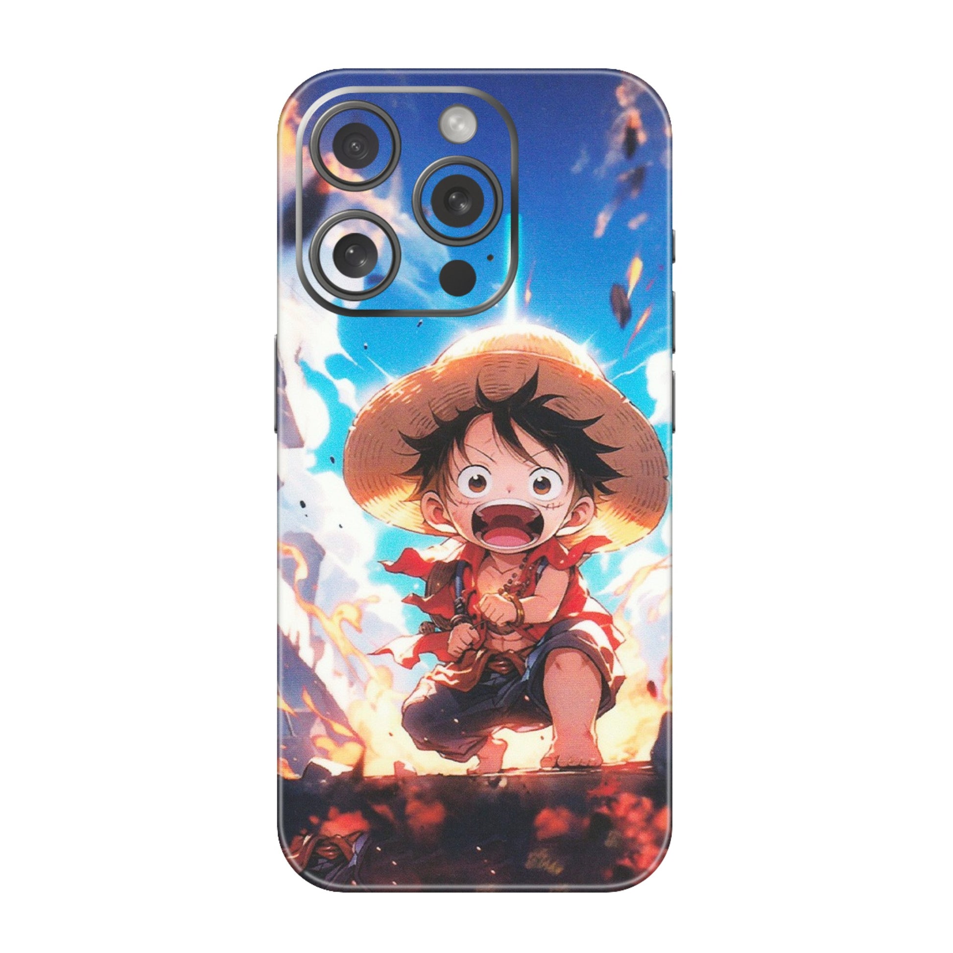 Apple iPhone Skins (All Models) - Toon One Piece Cute Character - Matte Finish (M-35) iPhone 15 Pro
