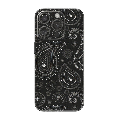Apple iPhone Skins (All Models) - Black Sober Kerry - Matte Finish (M-37) iPhone 15 Pro