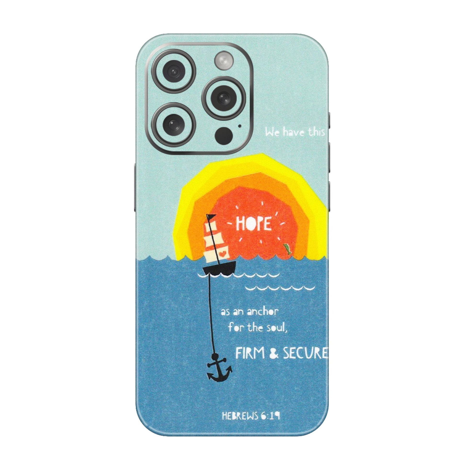 Apple iPhone Skins (All Models) - A Beautiful Sunset of Hope - Matte Finish (M-75) iPhone 15 Pro