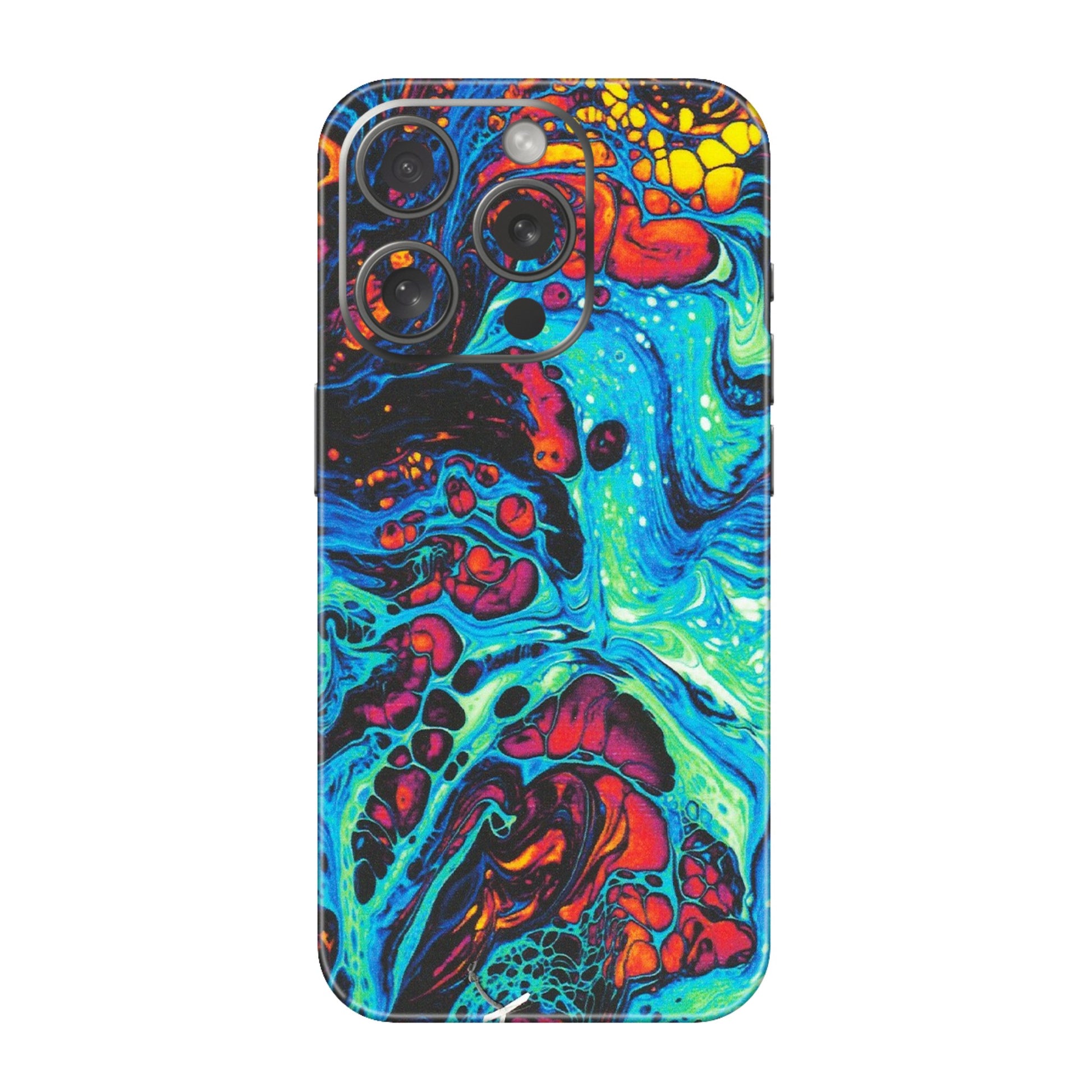 Apple iPhone Skins (All Models) - Majestic Galactic Marbel - Matte Finish (M-85) iPhone 15 Pro