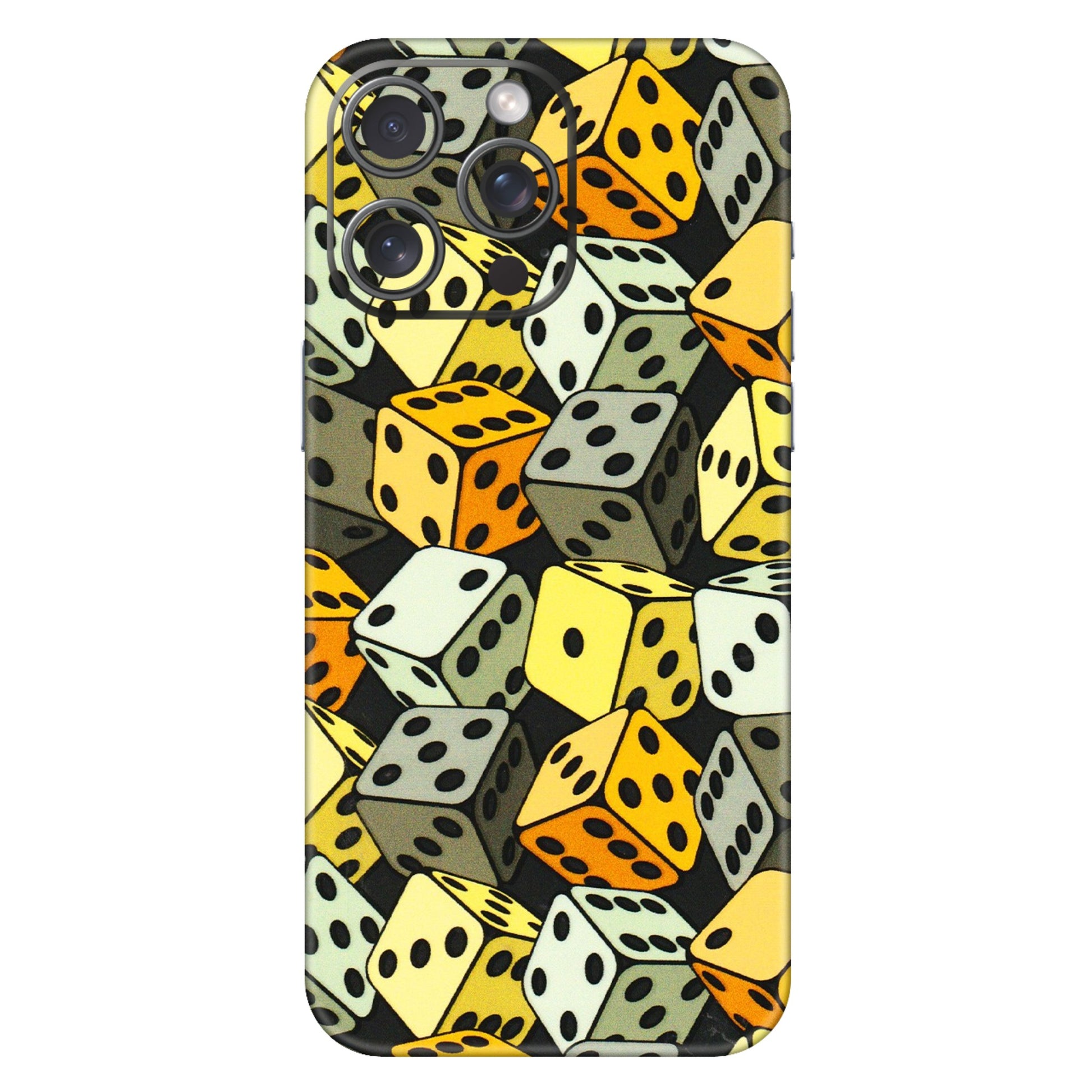 Apple iPhone Skins (All Models) - Dices Of Life - 3D Embossed Finish (L-04) iPhone 15 Pro Max