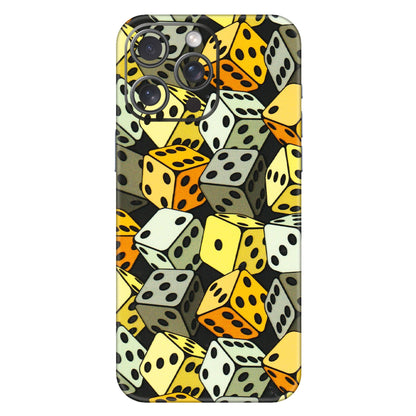Apple iPhone Skins (All Models) - Dices Of Life - 3D Embossed Finish (L-04) iPhone 15 Pro Max