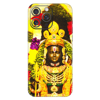 Apple iPhone Skins (All Models) - Ram Lalla Ayodhya - 3D Embossed Finish (L-103) iPhone 15 Pro Max