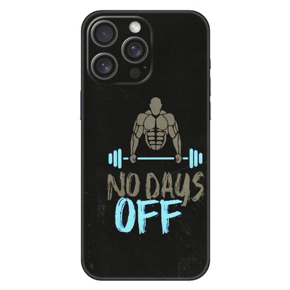 Apple iPhone Skins (All Models) - Gym Lover - 3D Embossed Finish (L-127) iPhone 15 Pro Max