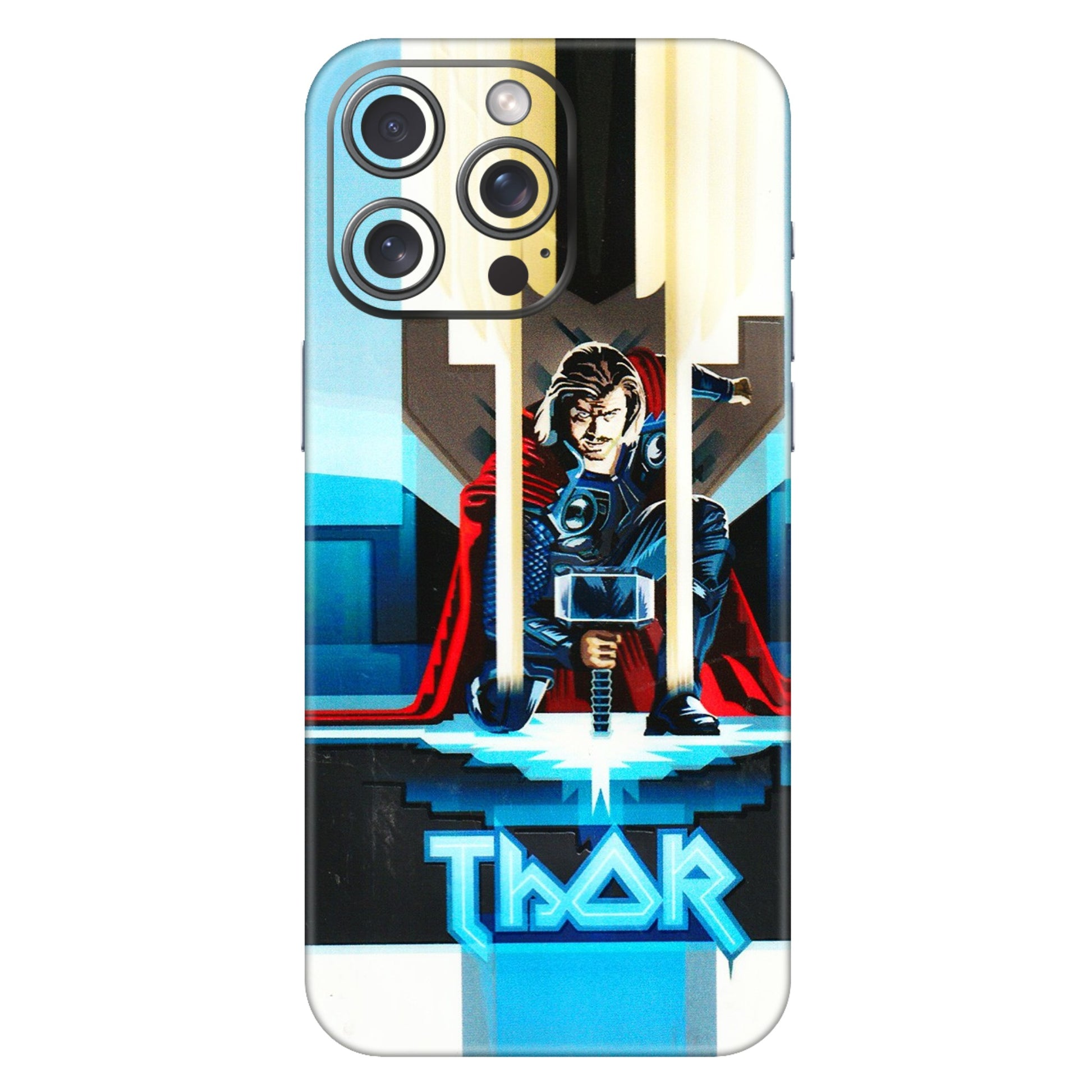 Apple iPhone Skins (All Models) - Thor - 3D Embossed Finish (L-137) iPhone 15 Pro Max