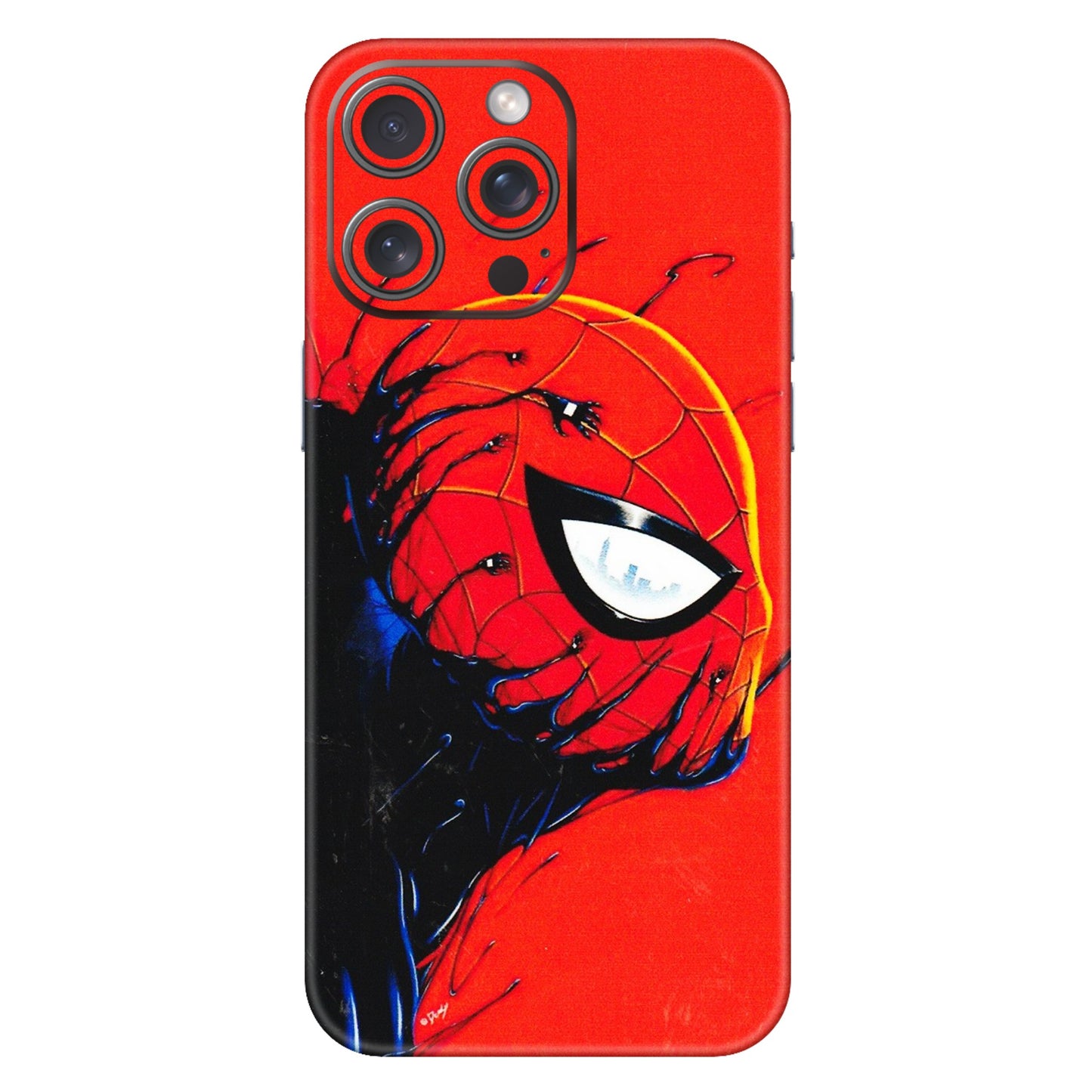 Apple iPhone Skins (All Models) - Spiderman Face Venom - 3D Embossed Finish (L-165) iPhone 15 Pro Max