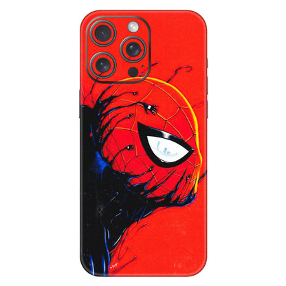 Apple iPhone Skins (All Models) - Spiderman Face Venom - 3D Embossed Finish (L-165) iPhone 15 Pro Max