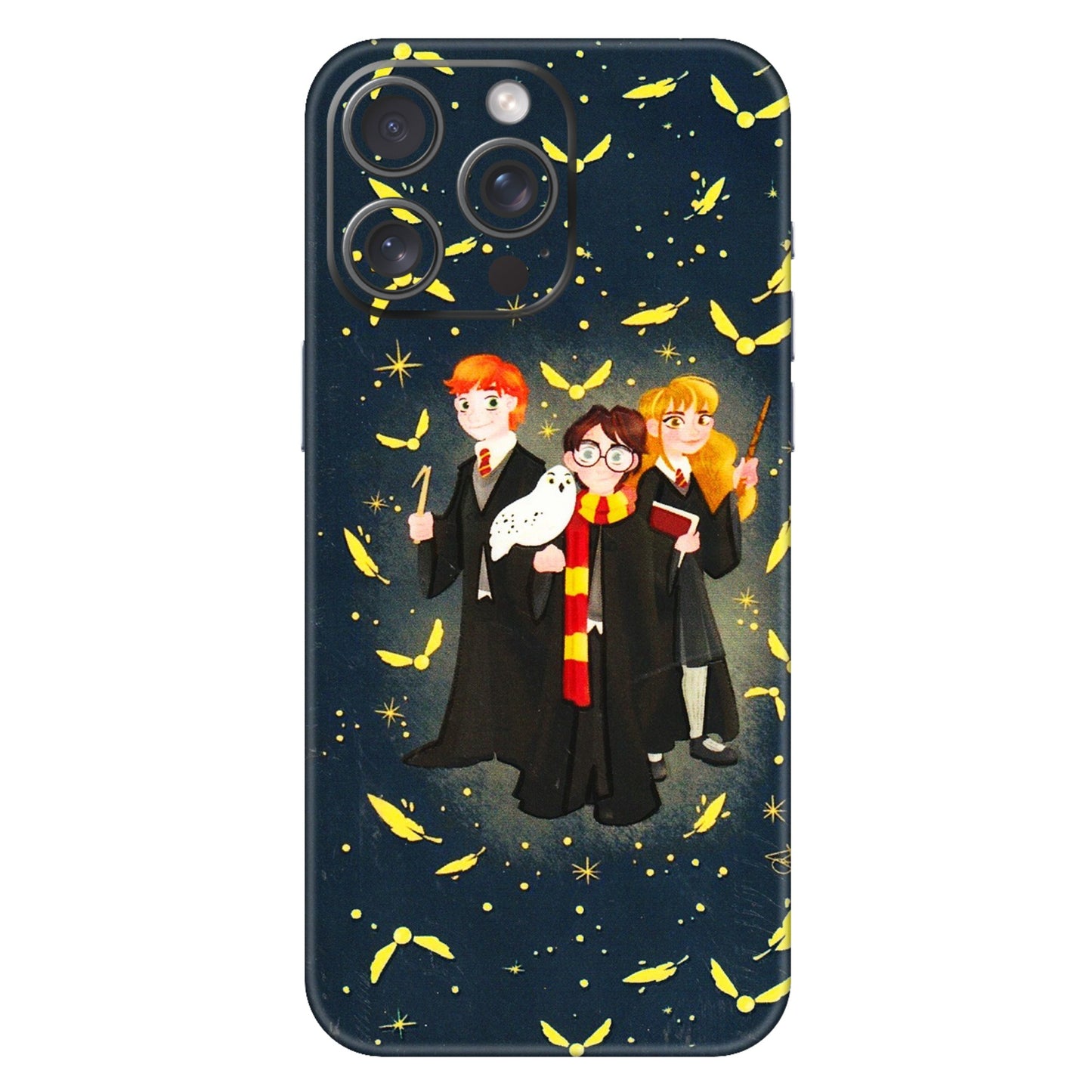 Apple iPhone Skins (All Models) - Harry Potter - 3D Embossed Finish (L-183) iPhone 15 Pro Max