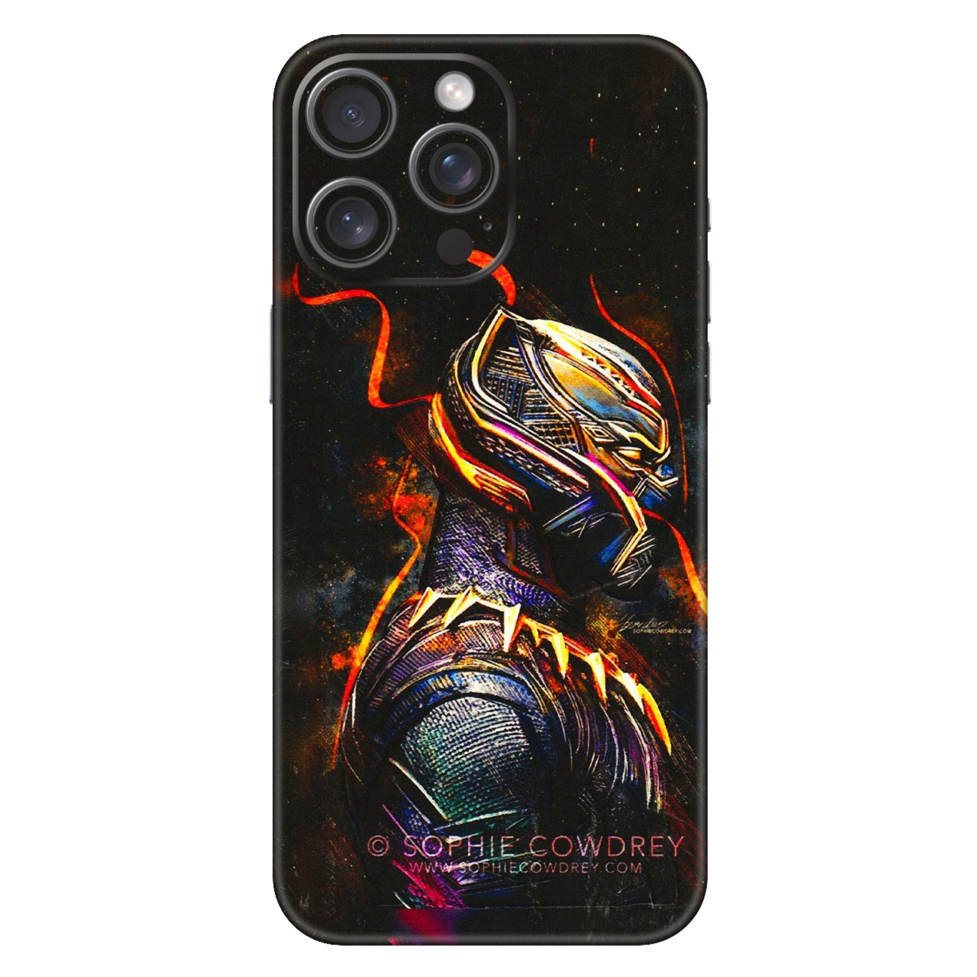 Apple iPhone Skins (All Models) - Black Panther - 3D Embossed Finish (L-190) iPhone 15 Pro Max