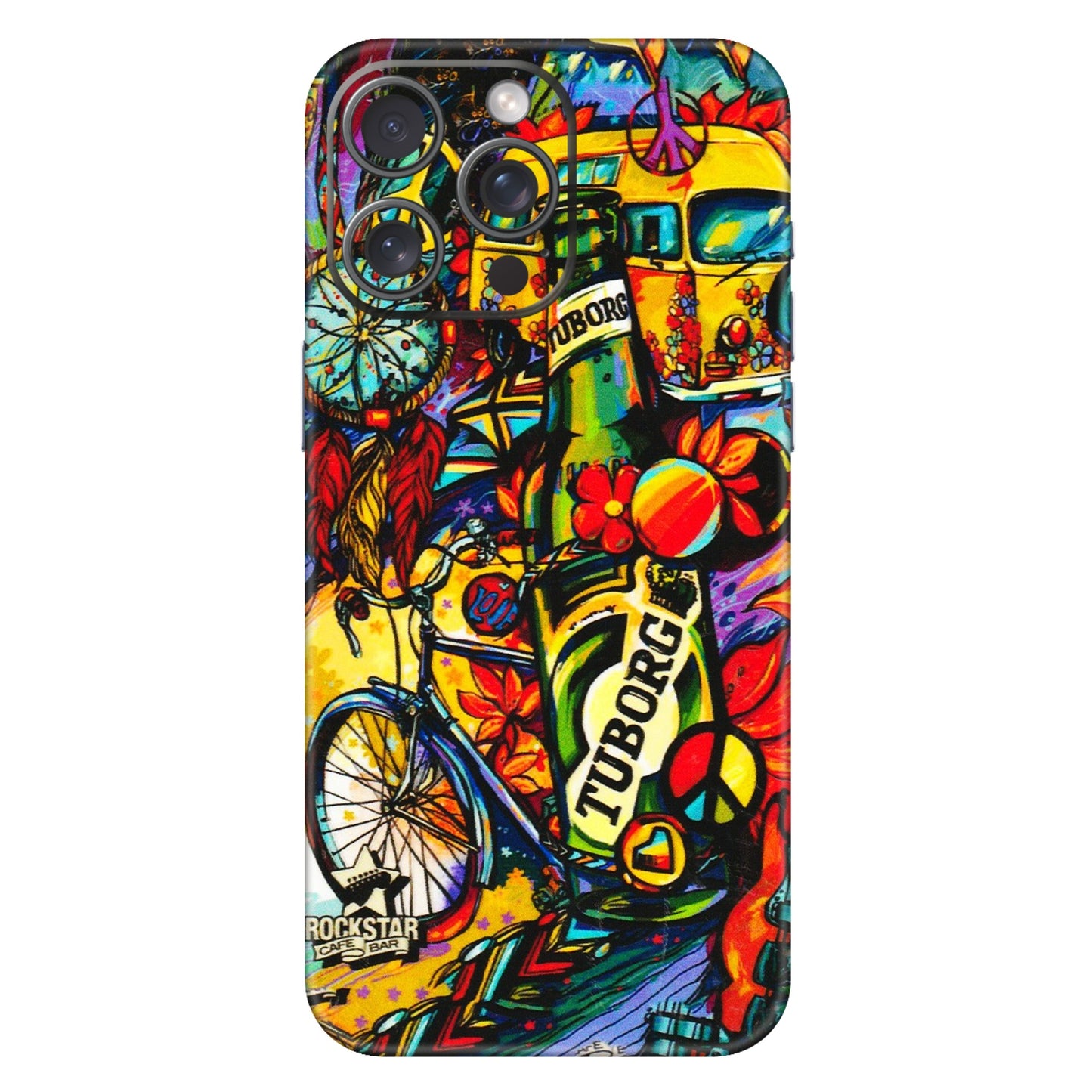 Apple iPhone Skins (All Models) - Cool Beer Bottle - 3D Embossed Finish (L-193) iPhone 15 Pro Max