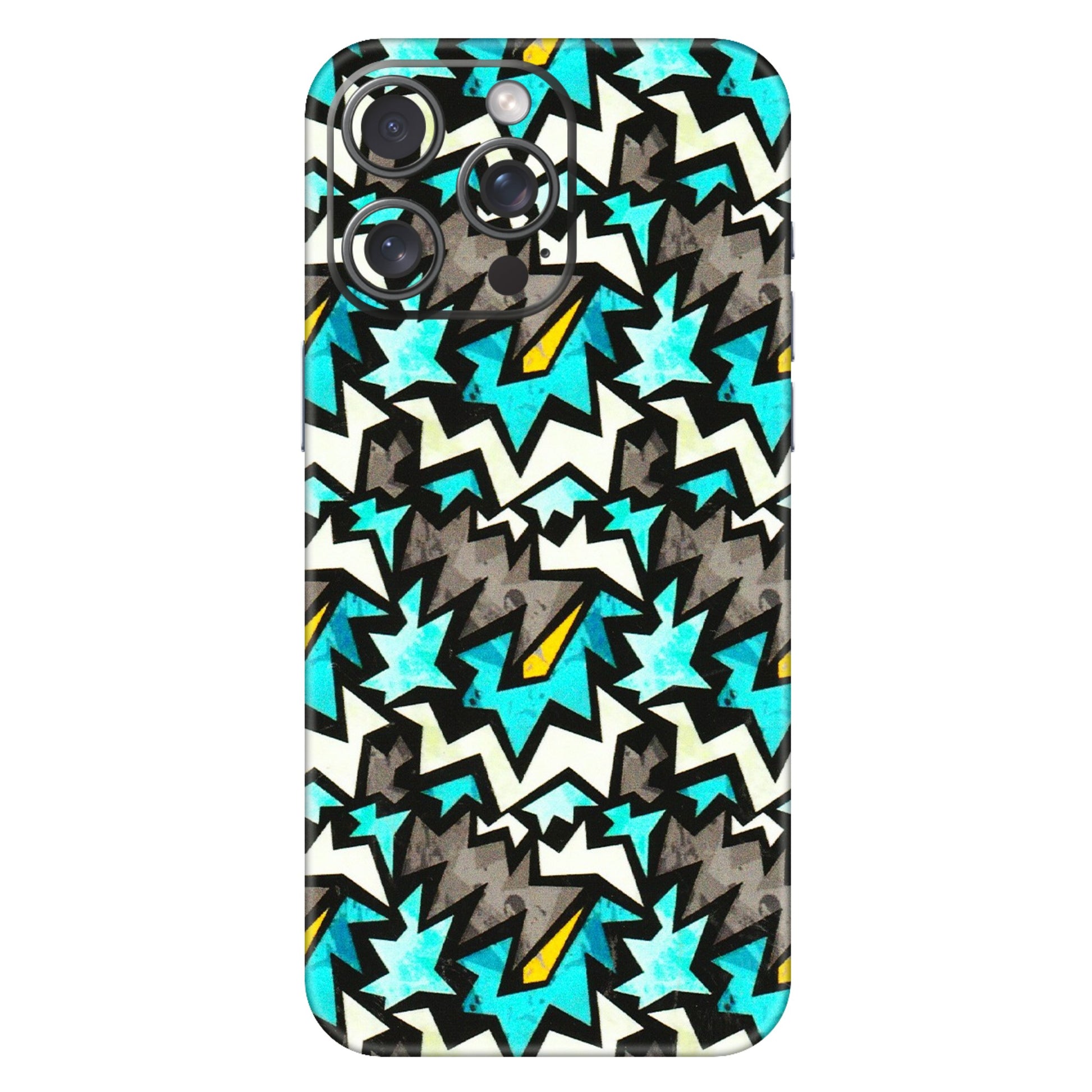 Apple iPhone Skins (All Models) - Funky Zig Zag - 3D Embossed Finish (L-223) iPhone 15 Pro Max