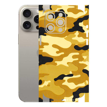Apple iPhone Skins (All Models) - Indian Camo - 3D Embossed Finish (L-228) iPhone 15 Pro Max