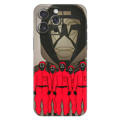 Apple iPhone Skins (All Models) - Squid Game Hero - 3D Embossed Finish (L-245) iPhone 15 Pro Max