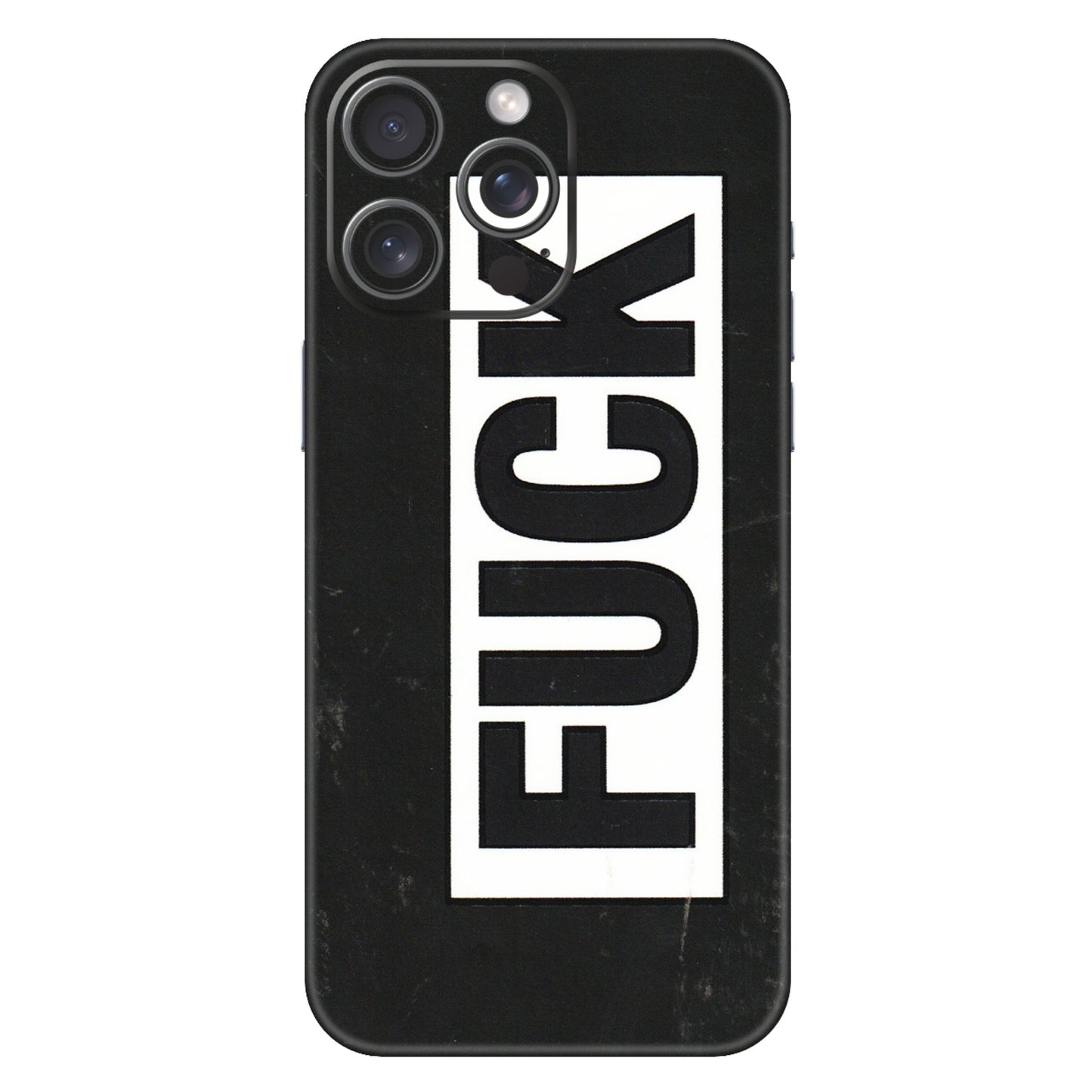 Apple iPhone Skins (All Models) - The F Word - 3D Embossed Finish (L-255) iPhone 15 Pro Max