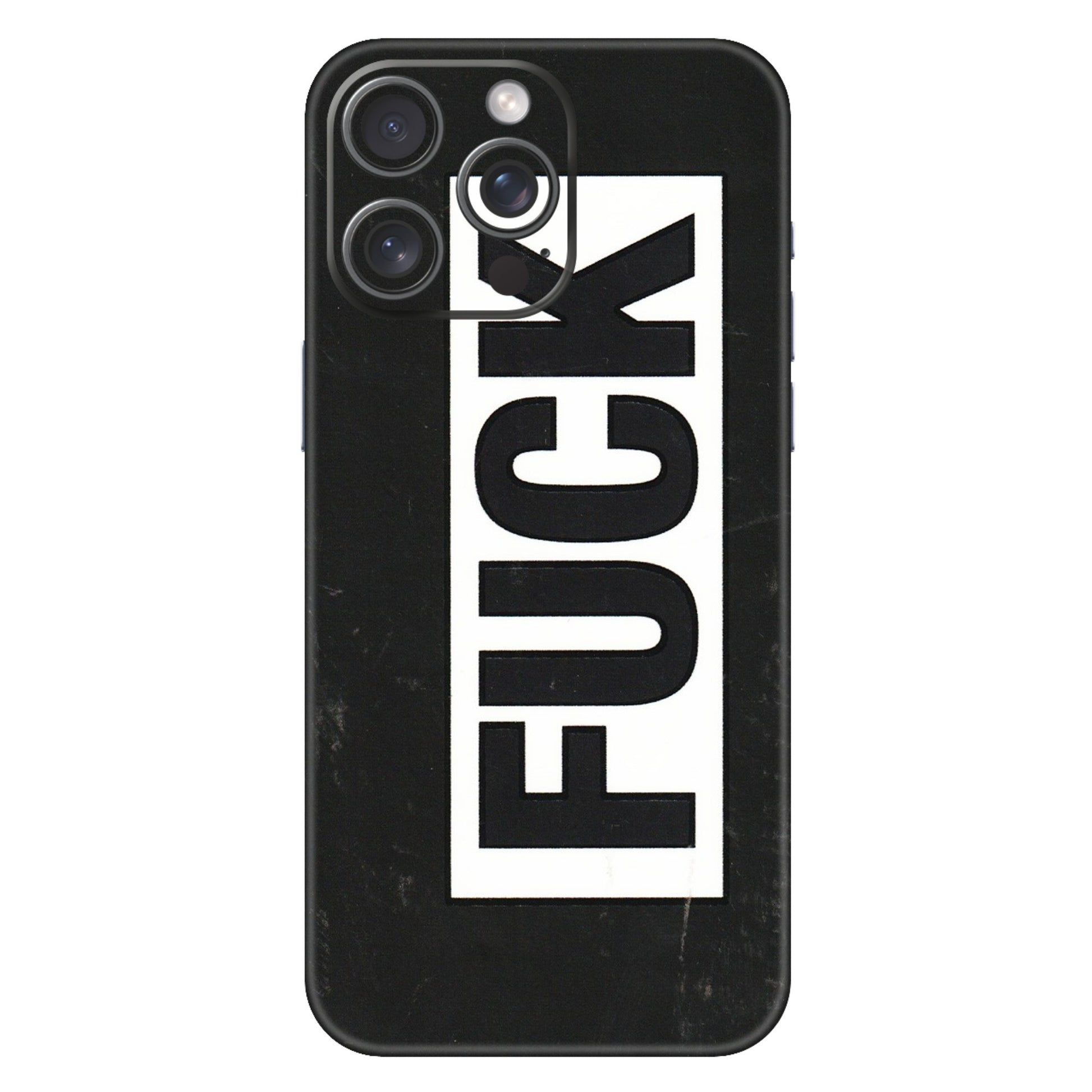 Apple iPhone Skins (All Models) - The F Word - 3D Embossed Finish (L-255) iPhone 15 Pro Max