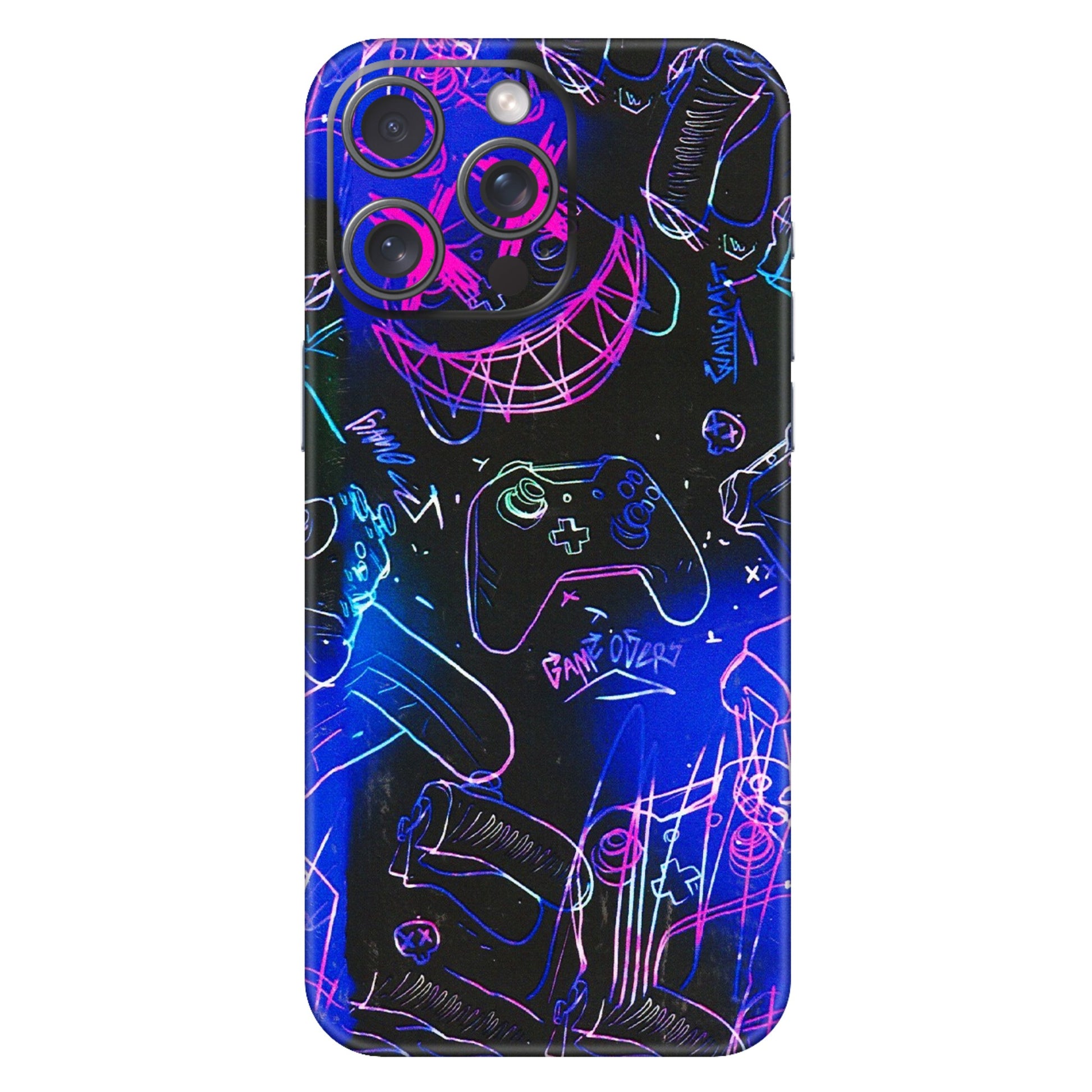 Apple iPhone Skins (All Models) - Gamers Paradise - 3D Embossed Finish (L-258) iPhone 15 Pro Max